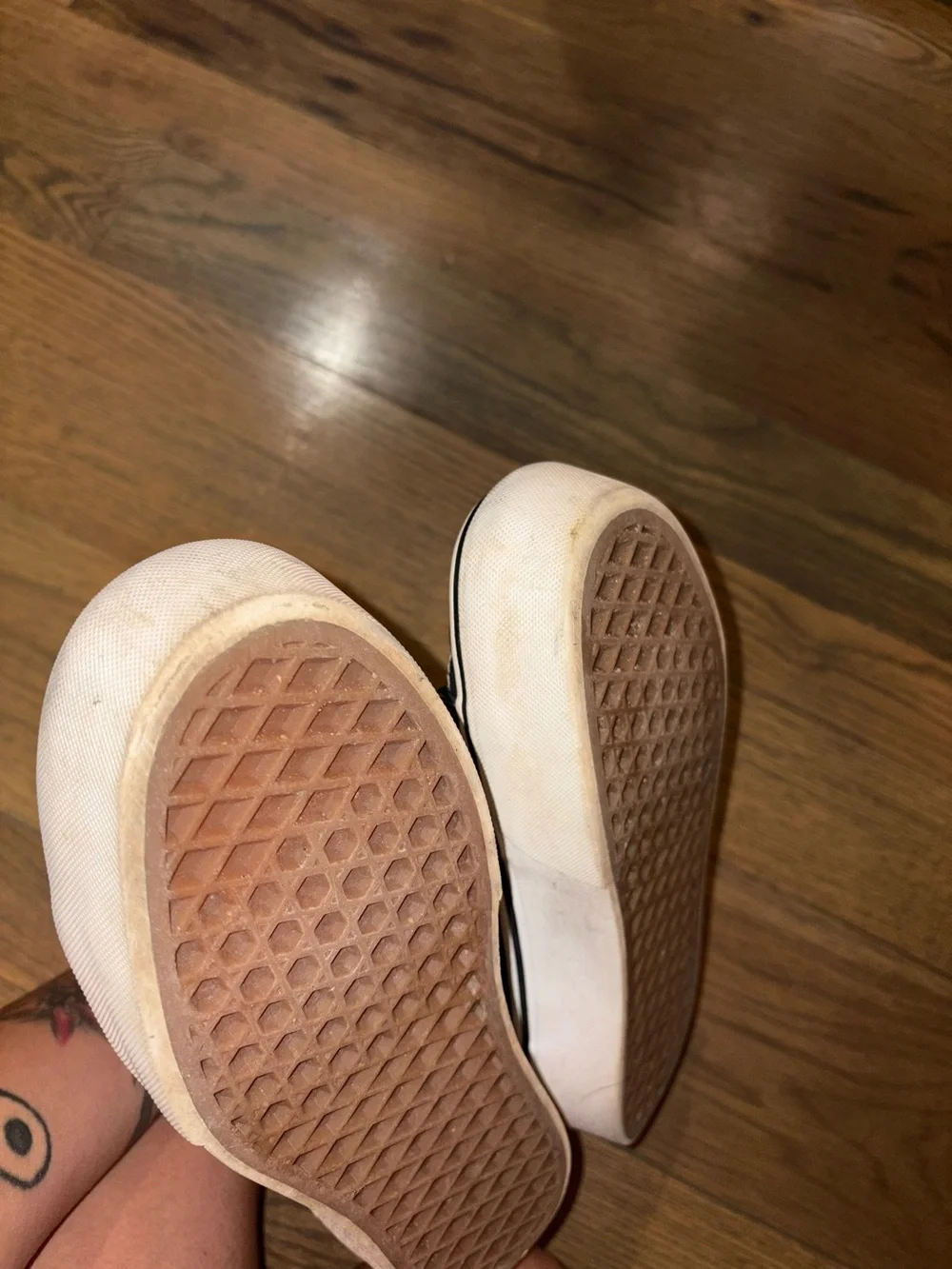 Platform Hi-Top Vans with Hello Kitty Laces
